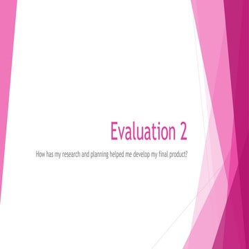 Evaluation 2