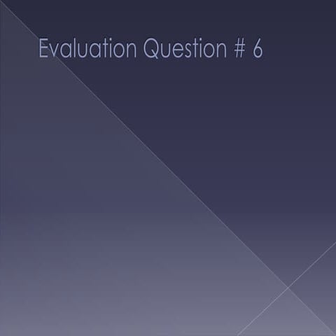 Evaluation question a1 3 | PPTX