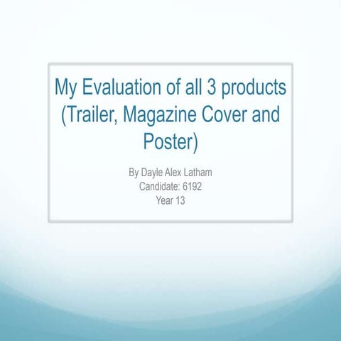 Evaluation - Question 3 | DOCX