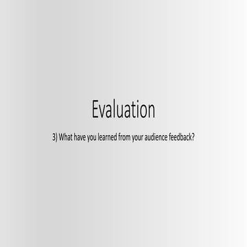 Evaluation Question 4 images | PPTX