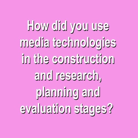 A2 Media Evaluation - Question 4 