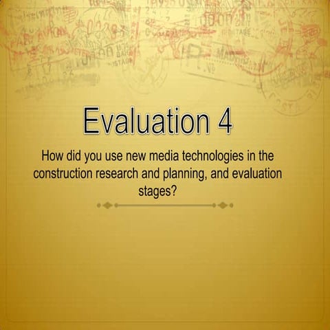 Evaluation 3 | PPTX