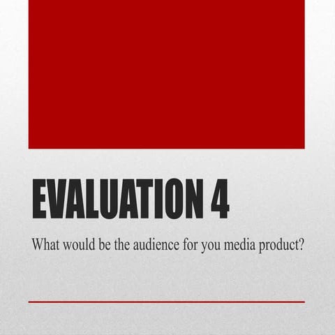 Evaluation 4