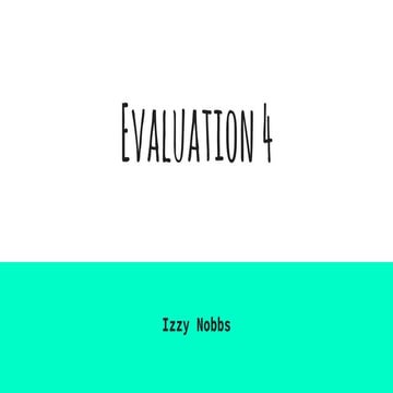 Evaluation 4