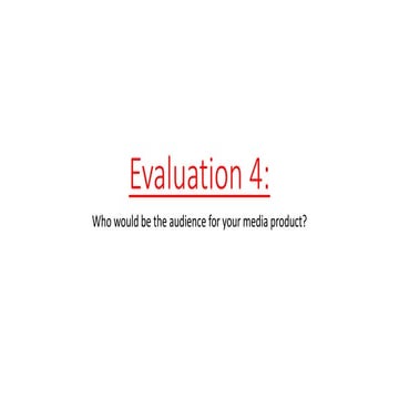 Evaluation 4