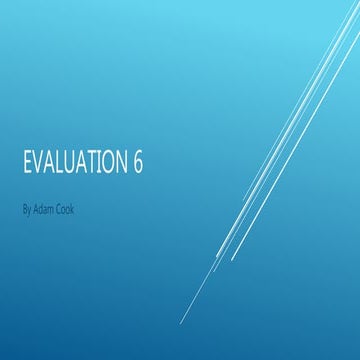 Evaluation 6