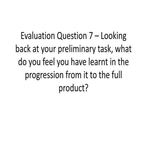 Evaluation Activity 7 | PPTX
