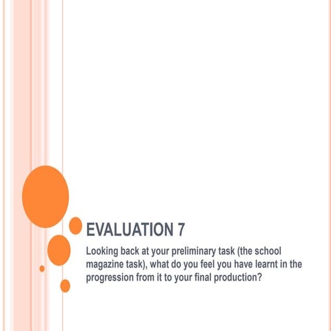 Evaluation 7 - .
