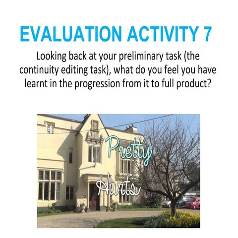 Evaluation Activity 7 | PPTX