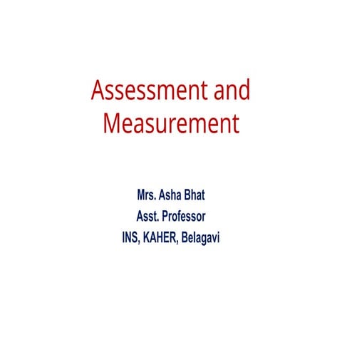 Evaluation and Measurement PBBSc II.pptx