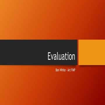 Evaluation art