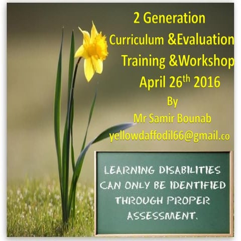 Evaluation assessment &amp; 2g curriculum a pril 26 2016