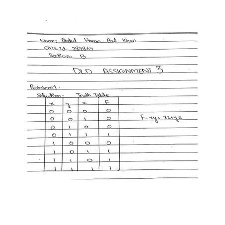 Evaluation assignment 03 fall 2020 solution