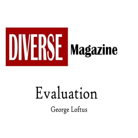 Evaluation Diverse Magazine
