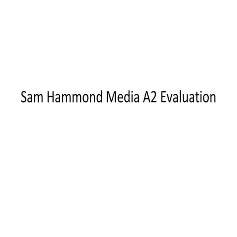Evaluation Sam Hammond media a2