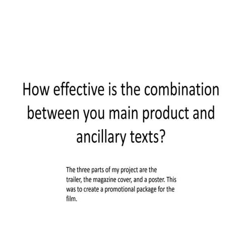 Evaluation final question 2