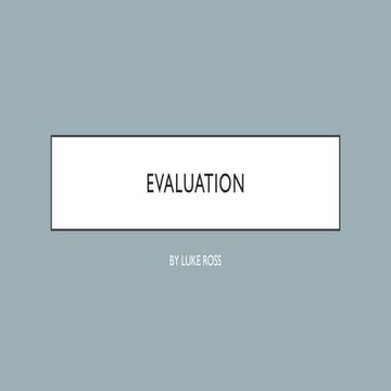 Evaluation fmp