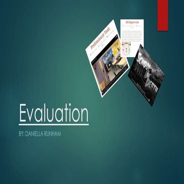 Evaluation for blog DRunham