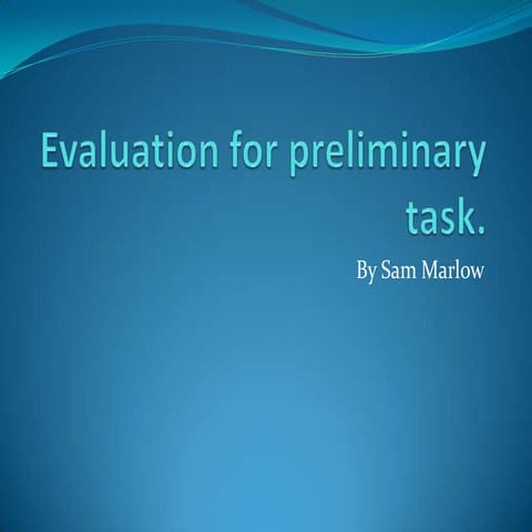 Preliminary Exercise Intro Ppt