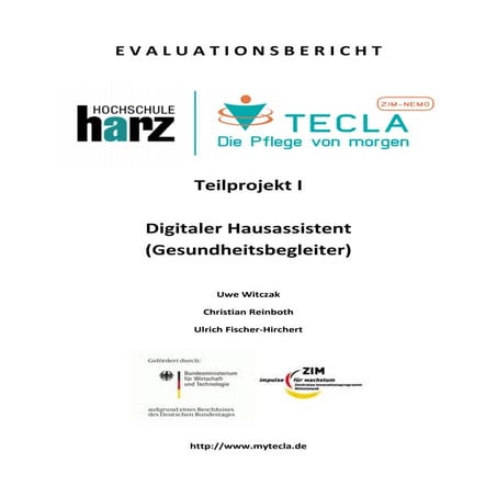 Evaluationsbericht "Gesundheitsbegleiter"