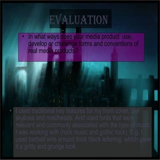 Evaluation (Media)
