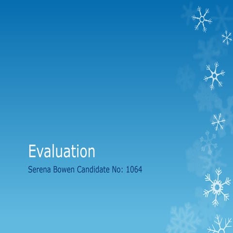 Evaluation media