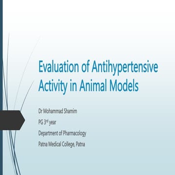 Evaluation of Antihypertensive Activity in Animal Models.pptx