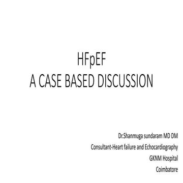Heart Failure with Preserved Ejection Fraction: Diagnostic Updates | PPTX