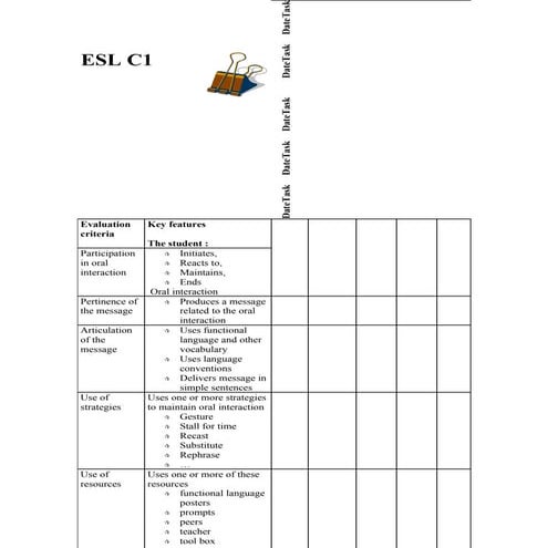 Evaluation Of Competencies