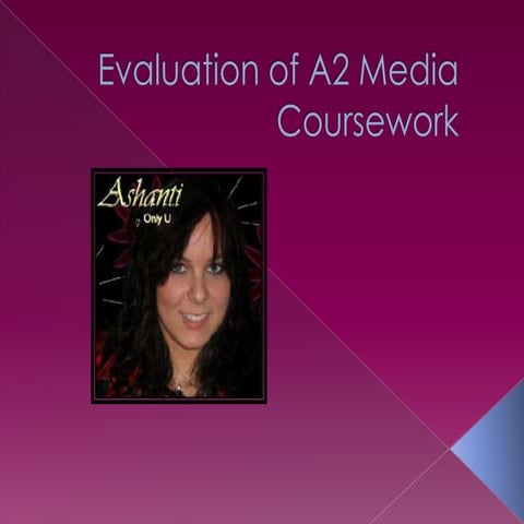 Evaluation of media coursework
