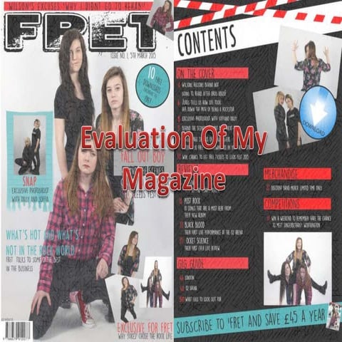 Evaluation of my magazine2