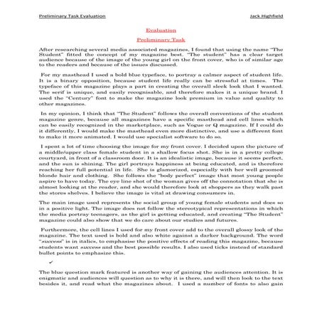 Conclusion of THCM magazine | DOCX