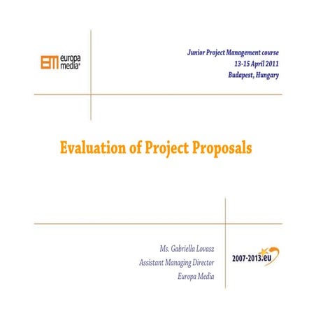 Evaluation of project proposals in FP7
