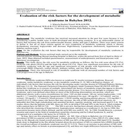 the prevalence of metabolic syndrome in stroke ( published ) (2).pdf