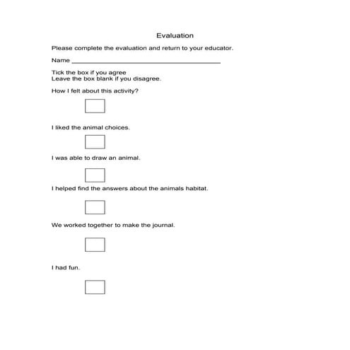 Evaluation of webquest
