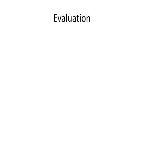 Evaluationprese