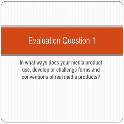 Evaluation q1