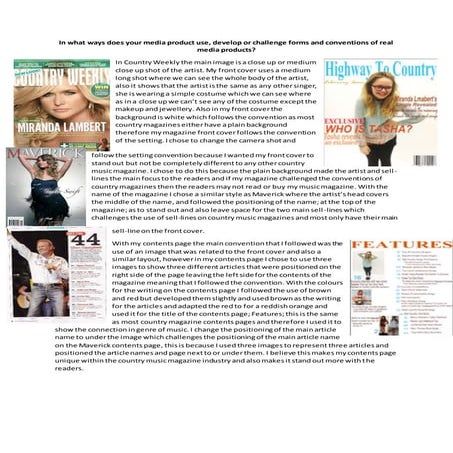 Evaluation Question 1