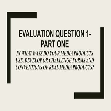 Evaluation q1.1