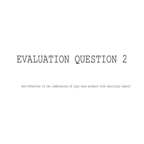 Evaluation q2