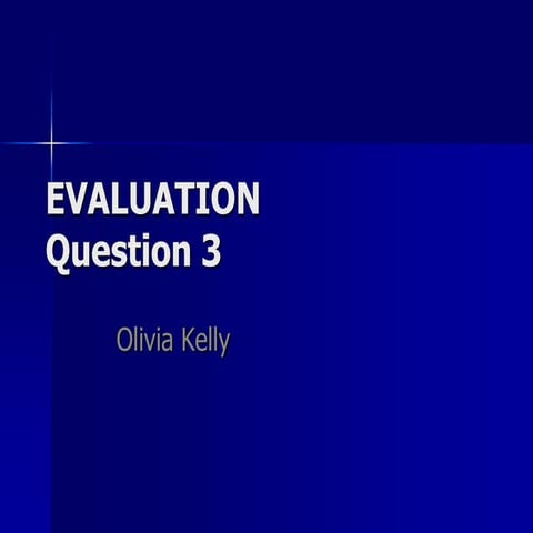 Evaluation Question Three