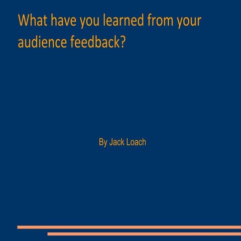 Evaluation Question 3