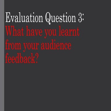 Evaluation q3 complete