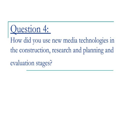 Evaluation q4