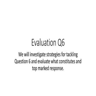 Evaluation q6
