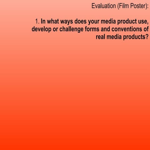 Evaluation quest 1 film poster