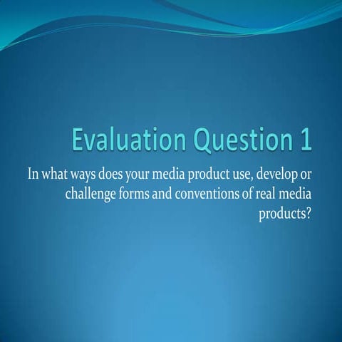 Question 1 - Print Advert | PPTX