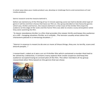 Evaluation question 1