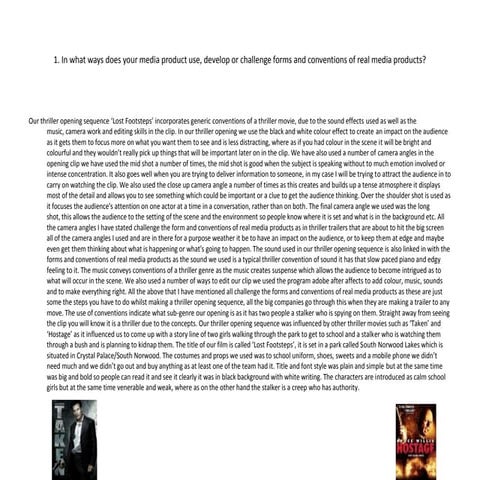 Textual Analysis Opening Sequence | PPTX