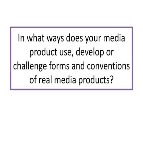 Evaluation question 1